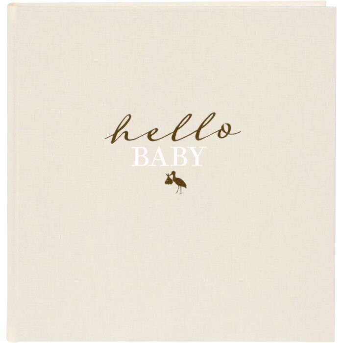 Goldbuch álbum bebé hello.baby Beige 30x31 cm 60 páginas blancas