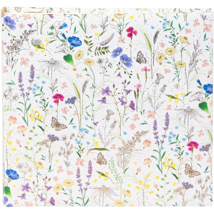 Goldbuch álbum de fotos Prado de verano blanco 25x25 cm 60 páginas blancas