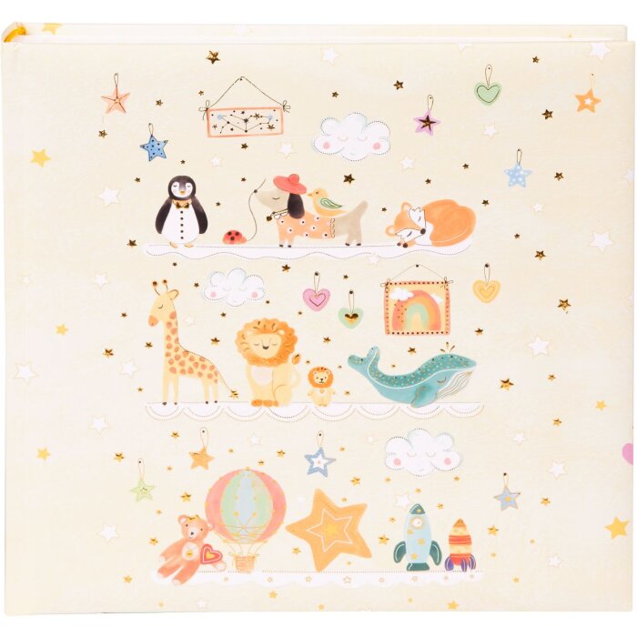 Goldbuch álbum de fotos Toy Zoo 25x25 cm 60 páginas blancas con papel cristal