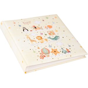 Goldbuch álbum de fotos Toy Zoo 25x25 cm 60 páginas blancas con papel cristal
