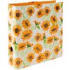 Goldbuch carpeta motivo Girasol blanco mecanismo de 2 anillas 8 cm lomo DIN A4