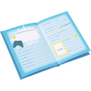 Libro de oro de los amigos Controlador 15x21 cm 88 páginas ilustradas