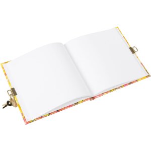 Goldbuch diario con cerradura Akira 16,5x16,5 cm 96 páginas blancas
