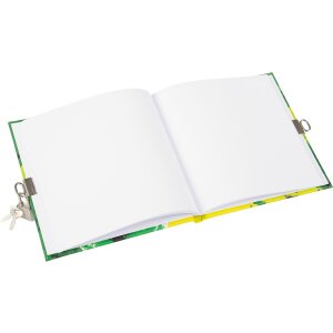 Goldbuch diario con cerradura Stürmer 16,5x16,5 cm 96 páginas blancas