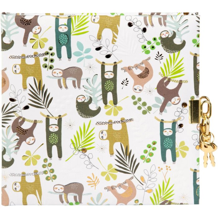 Agenda Goldbuch con cerradura Hang out 16,5x16,5 cm 96 páginas blancas