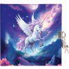 Agenda Goldbuch con cerradura Diana Unicorn 16,5x16,5 cm 96 páginas blancas