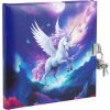 Agenda Goldbuch con cerradura Diana Unicorn 16,5x16,5 cm 96 páginas blancas