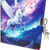 Agenda Goldbuch con cerradura Diana Unicorn 16,5x16,5 cm 96 páginas blancas