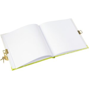 Goldbuch diario con cerradura Pavo 16,5x16,5 cm 96 páginas blancas