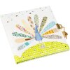 Goldbuch diario con cerradura Pavo 16,5x16,5 cm 96 páginas blancas