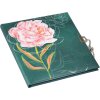 Agenda Goldbuch con cerradura Peonía 16,5x16,5 cm 96 páginas blancas