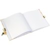 Diario Goldbook con cerradura Resting Sun 16,5x16,5 cm gofrado dorado
