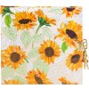 Goldbuch Agenda con cerradura Girasol blanco 16,5x16,5 cm 96 páginas blancas