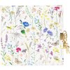Agenda Goldbuch con cerradura Pradera de verano blanca 16,5x16,5 cm 96 páginas blancas