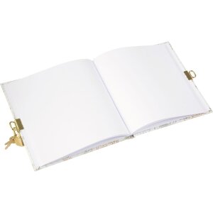 Agenda Goldbuch con cerradura Felino 16,5x16,5 cm 96 páginas blancas