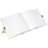 Agenda Goldbuch con cerradura Mariposa 16,5x16,5 cm 96 páginas blancas