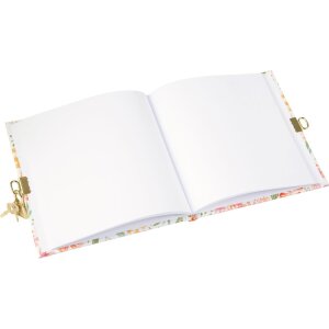 Agenda Goldbuch con cerradura Pianta rossa 16,5x16,5 cm 96 páginas blancas