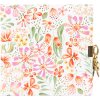 Agenda Goldbuch con cerradura Pianta rossa 16,5x16,5 cm 96 páginas blancas