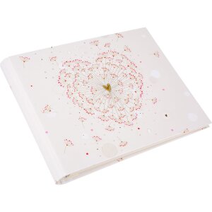 Goldbuch Libro de Visitas Corazón de Oro 29x23 cm 50 páginas blancas
