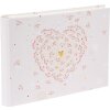 Goldbuch Libro de Visitas Corazón de Oro 29x23 cm 50 páginas blancas