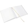Libro de Oro Libro de Invitados de Boda Corazón de Oro 23x25 cm 176 páginas