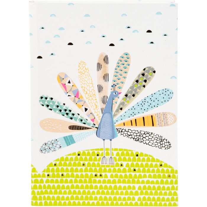 Goldbuch cuaderno Pavo 15x22 cm 200 páginas en blanco DIN A5