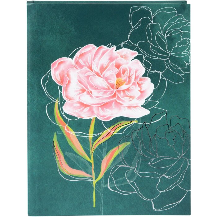 Goldbuch cuaderno Peonía 15x22 cm 200 páginas en blanco DIN A5