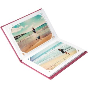 Goldbuch leporello álbum de fotos Bella Vista fucsia 14 fotos 10x15 cm