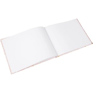 Libro de oro libro de visitas Finamente rosé 25x20 cm 100 páginas