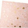 Libro de oro libro de visitas Finamente rosé 25x20 cm 100 páginas
