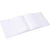 Libro de oro libro de visitas Finamente lila 25x20 cm 100 páginas blancas gofrado plateado