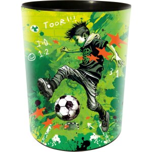 Papelera Goldbuch delantero 25x30 cm motivo fútbol...