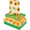 Goldbuch set de cajas de cartón Girasol 3 cajas de cartón