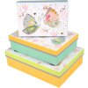 Goldbuch set de cajas de cartón Mariposa 3 cajas de cartón