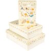 Estuche de cartón Goldbuch Toy Zoo juego de 3 motivos animales dorados en relieve
