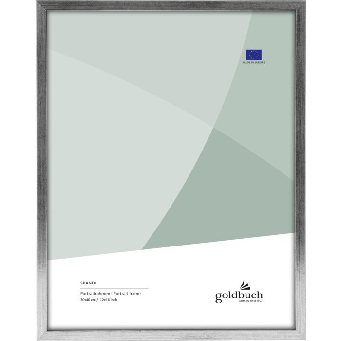 Goldbuch marco de madera Skandi 30x40 cm plata