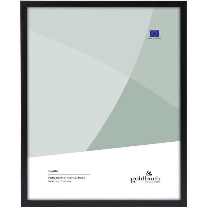 Goldbuch marco de madera Skandi 30x40 cm negro