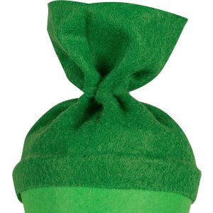 Bolsa escolar artesanal Goldbuch con cierre de fieltro 15 cm verde