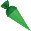 Bolsa escolar artesanal Goldbuch con cierre de fieltro 15 cm verde