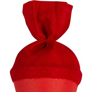 Bolsa escolar artesanal Goldbuch con cierre de fieltro 15 cm rojo