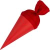 Bolsa escolar artesanal Goldbuch con cierre de fieltro 15 cm rojo