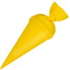 Bolsa escolar artesanal Goldbuch con cierre de fieltro 15 cm amarillo