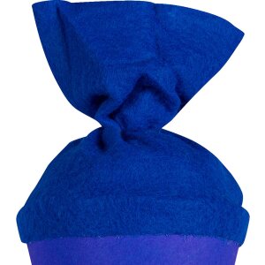 Bolsa escolar artesanal Goldbuch con cierre de fieltro 15 cm azul