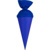 Bolsa escolar artesanal Goldbuch con cierre de fieltro 15 cm azul