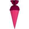 Bolsa escolar artesanal Goldbuch con cierre de fieltro 15 cm rosa