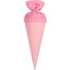 Bolsa escolar artesanal Goldbuch con cierre de fieltro 15 cm rosa