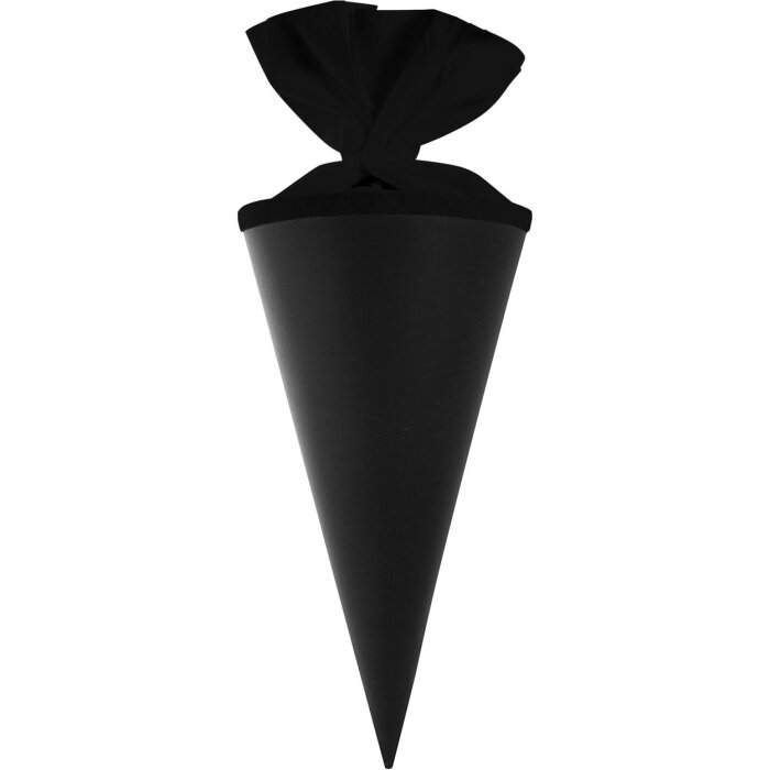 Bolsa escolar artesanal Goldbuch con cierre de fieltro 15 cm negro