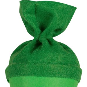 Bolsa escolar artesanal Goldbuch con cierre de fieltro de color 35 cm verde