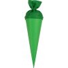 Bolsa escolar artesanal Goldbuch con cierre de fieltro de color 35 cm verde