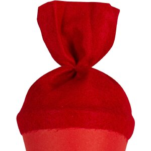 Bolsa escolar artesanal Goldbuch con cierre de fieltro de color 35 cm rojo